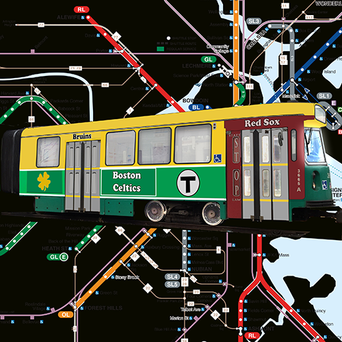 small image Boston T railcar